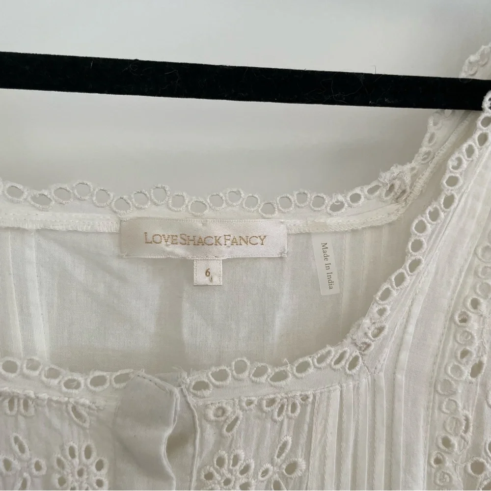 Loveshackfancy Ivory Eyelet Maxi Dress - Picture 3 of 9